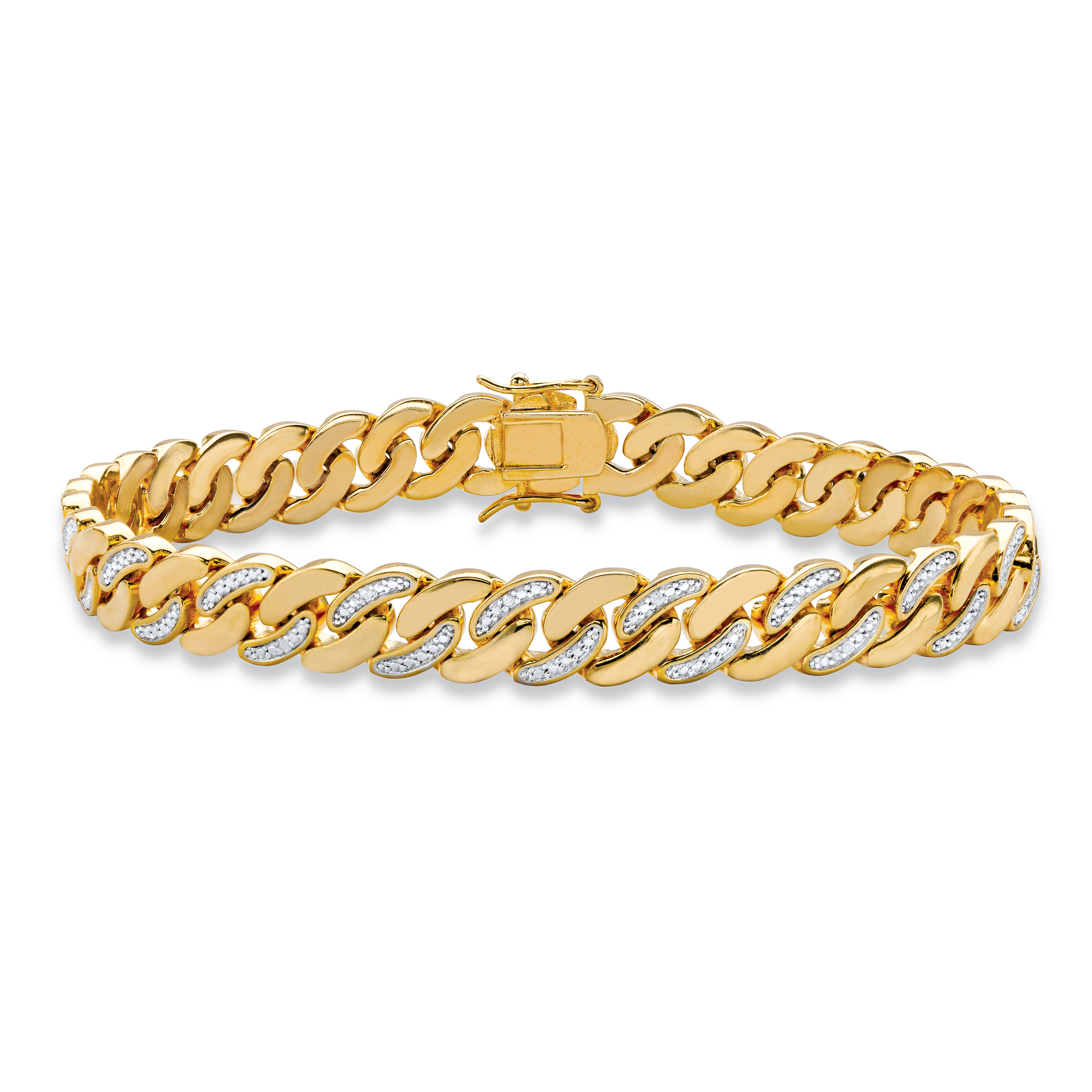 curb link diamond bracelet